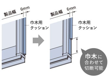 巾木用クッション