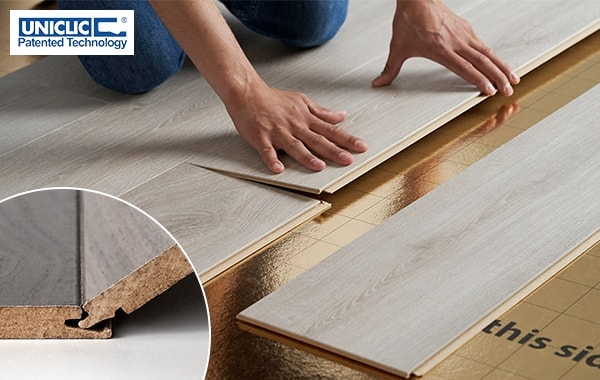 施工しやすい「クリック式」