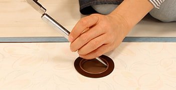 ふすまと一緒に引き手もきれいに!