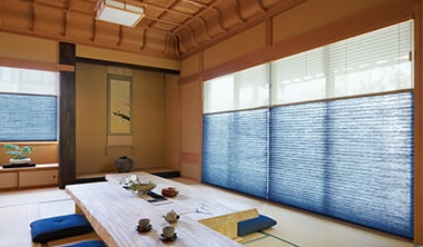 採光しながら目隠しもできる採光調整機能が便利