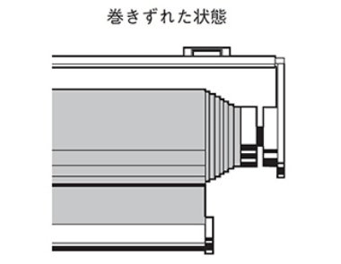 "巻きずれた状態