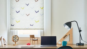 書斎のロールスクリーン