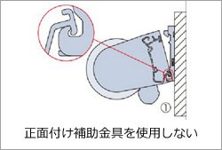 窓枠を覆う場合