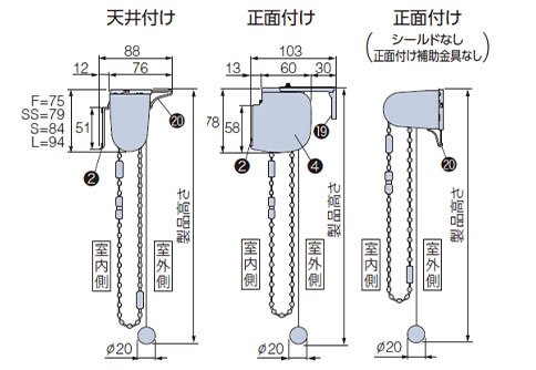 生地が竹すだれの場合