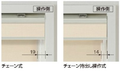 操作方法の違いによる隙間の見え方