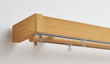 カバー付きカーテンレール