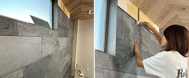 同様に施工していく