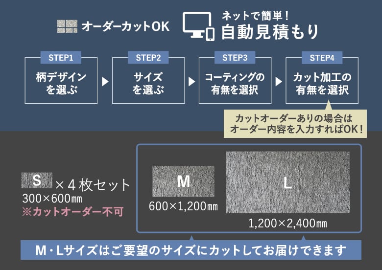 ネットで簡単！自動見積もり