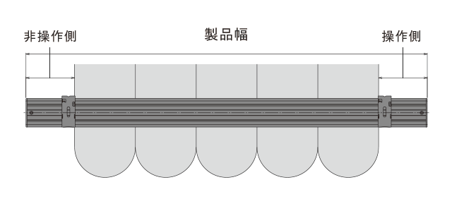 採光時の製品幅