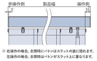 バトン式［片バトン］