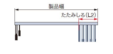 片開き