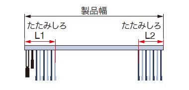 両開き（両納まり）