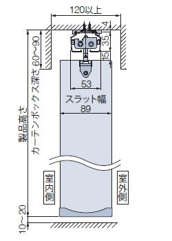 天井付け（ブラケット付け）