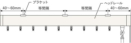 ブラケット ヘッドレール