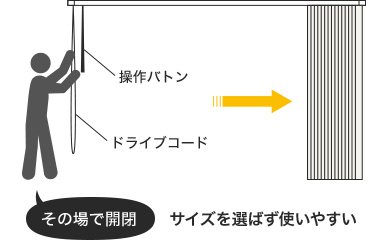 サイズを選ばず使いやすい