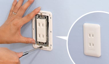 カバーを元に戻す