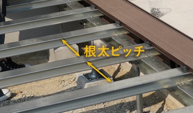材の厚みと強度に合わせた設計