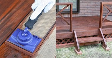 STEP2. 塗料の色選びと、古い塗装の処理