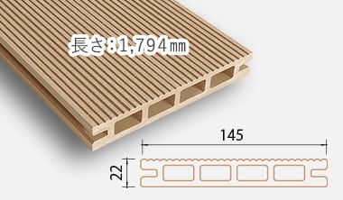 デッキ材の施工条件、割付について