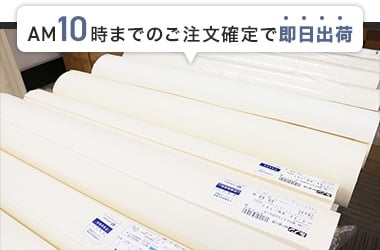 AM10時までのご注文確定で即日出荷