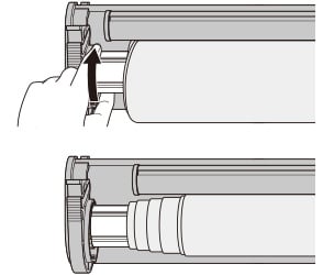 スクリーンのたるみや巻きずれ