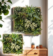 フェイクグリーンパネル ウッドフレーム