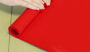毛氈の畳み方・保管方法