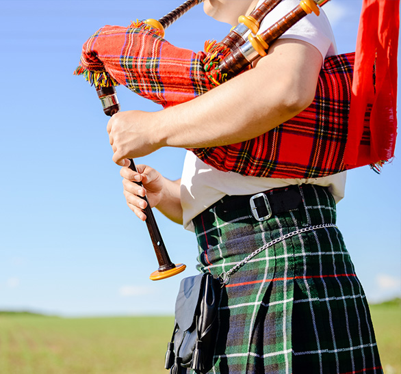 タータンチェックはスコットランドの伝統