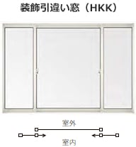 装飾引違い窓（HKK）