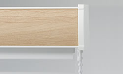 ホワイト×木目ライト