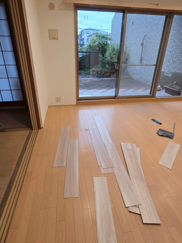 マンション床DIYビフォー3