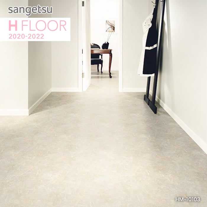 耐次亜塩素酸 住宅用クッションフロア サンゲツ 大理石 1cm巾 1 8mm厚 Resta