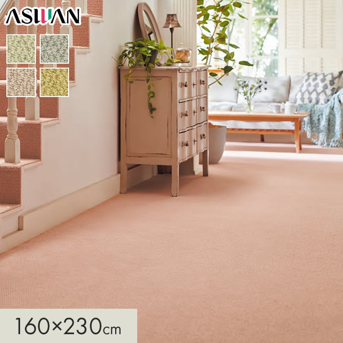 カーペット アスワン アスデイジー 全厚8mm 160×230cm