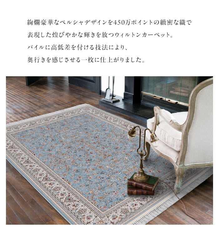 ラグ Prevell エラム 60×90cm