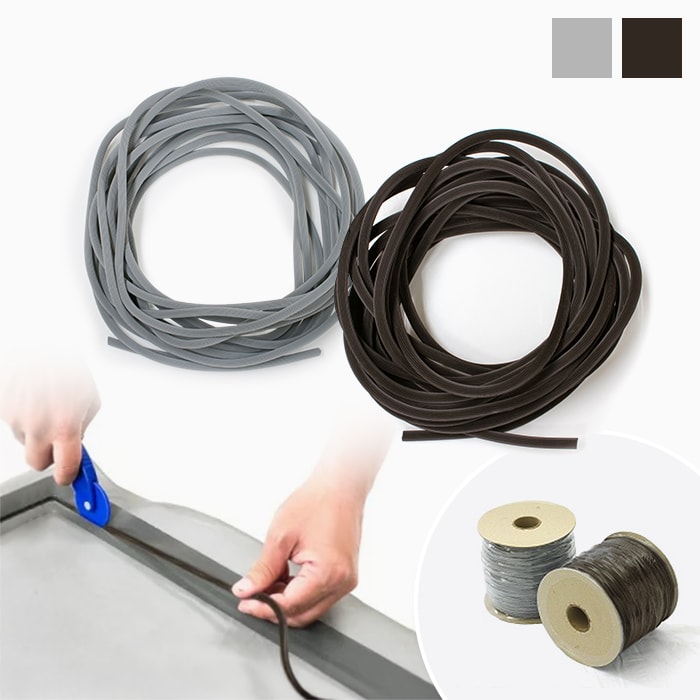 網戸 張り替え用 網押えゴム小巻 4.5mm×150m 6巻入 | DIYショップRESTA