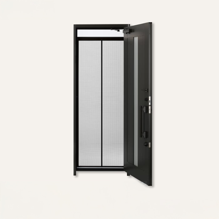 網戸 川口技研 ノーカットロータリー NC-17 H176～197cm×W50