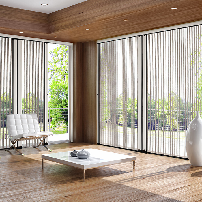 網戸 後付け プリーツ網戸 RESTA ロハリア 腰高窓用タイプ 両引き「幅2301〜2400mm×高さ2001〜2100mm」__loharea-w-b 網戸 後付け プリーツ網戸 RESTA ロハリア 腰高窓用タイプ 片引き「幅