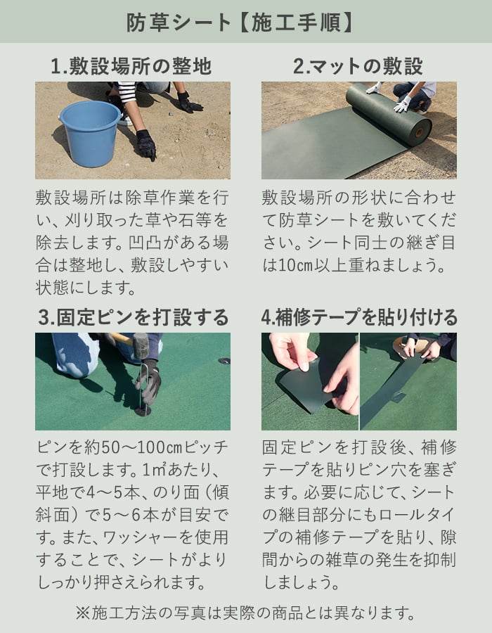 若井産業 防草スクリュー ドーム型ワッシャー付き 100本入