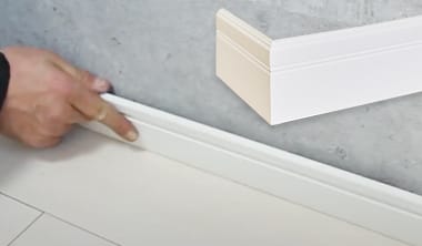 木製巾木を取り付ける方法