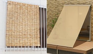 日よけ・シェードの種類