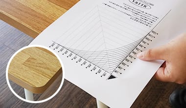 テーブルマット 角R（角の丸み）の測り方
