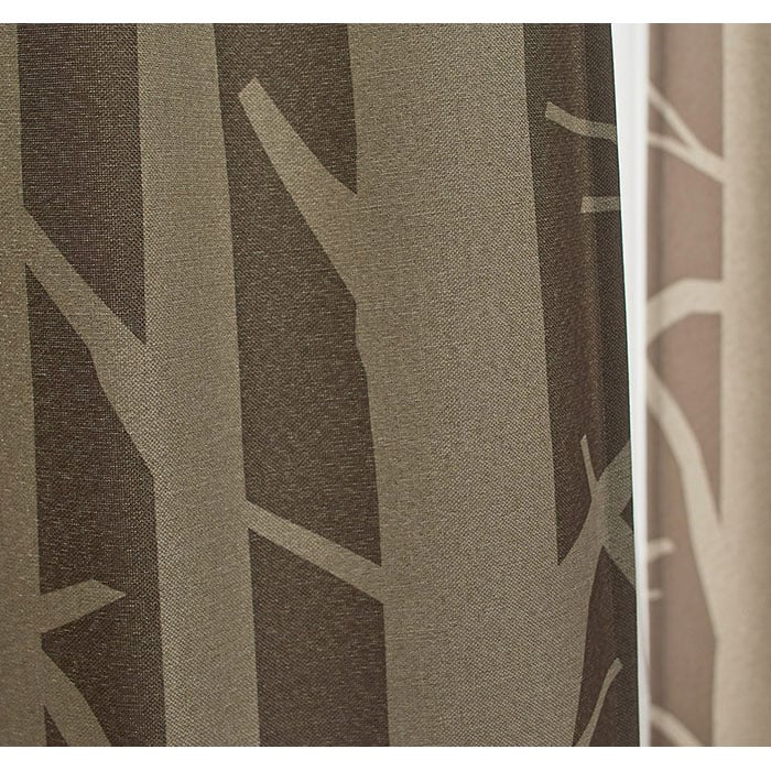 カーテン 既製サイズ スミノエ DESIGNLIFE METSA SHIRAKABA(シラカバ) 巾100×丈200cm