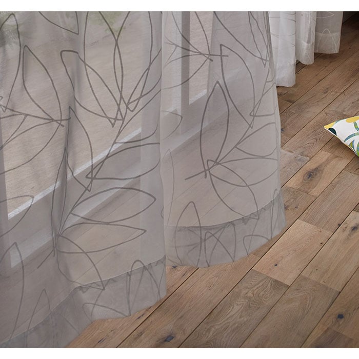 カーテン 既製サイズ スミノエ DESIGNLIFE METSA LINJA VOILE(リーニャボイル) 巾100×丈198cm