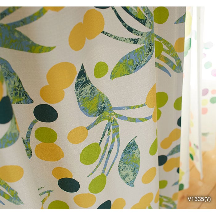 カーテン 既製サイズ スミノエ DESIGNLIFE floride POPOLO(ポポロ) 巾100×丈200cm
