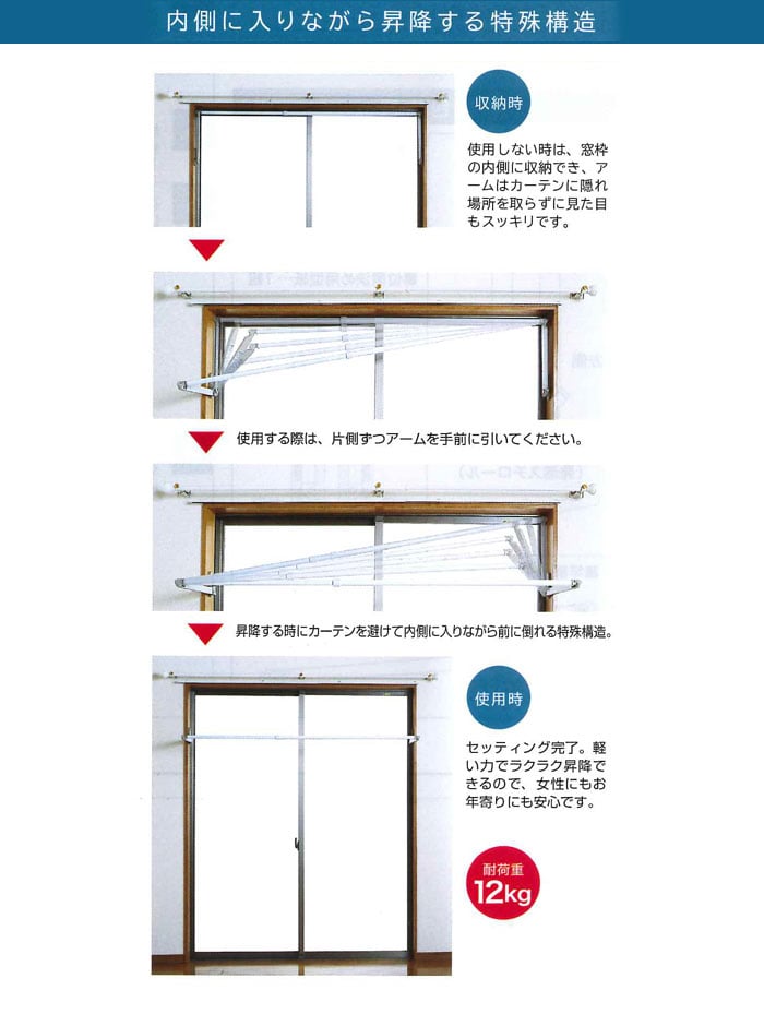 室内物干しユニット フレクリーンプロ