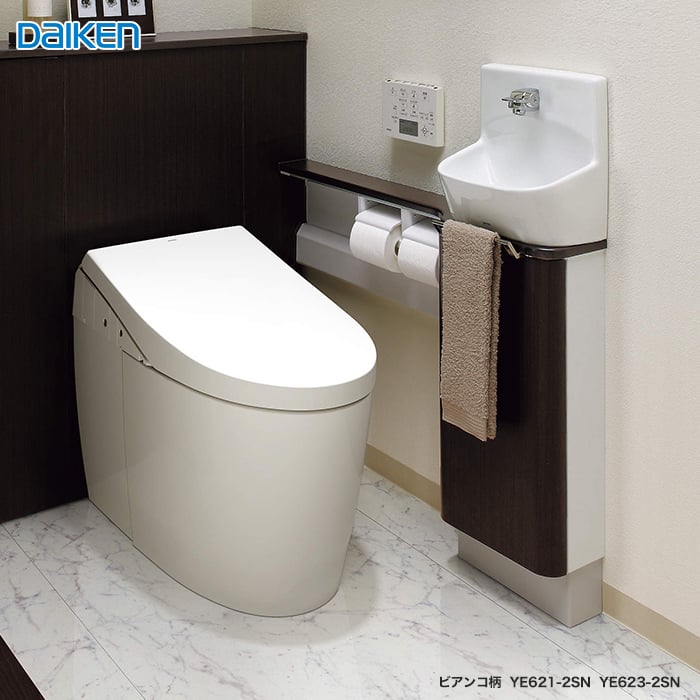 DAIKEN(ダイケン) ハピアフロア トイレタフ 石目柄 センター18 | フローリングの通販 | DIYショップRESTA