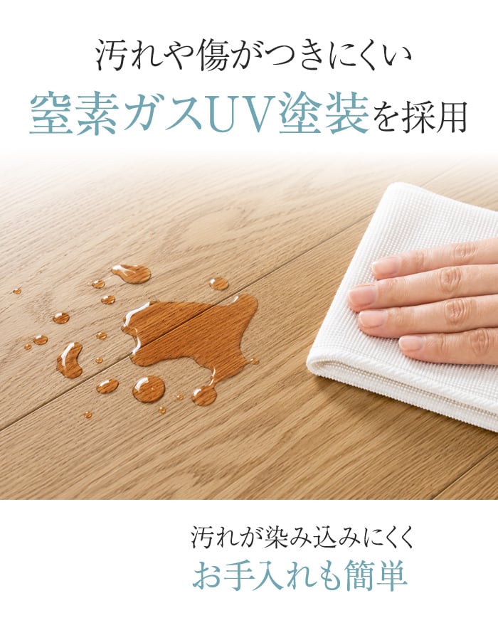 アッシュ 挽板フローリング 窒素ガスUV 土足可 12×125×909mm 1.59平米