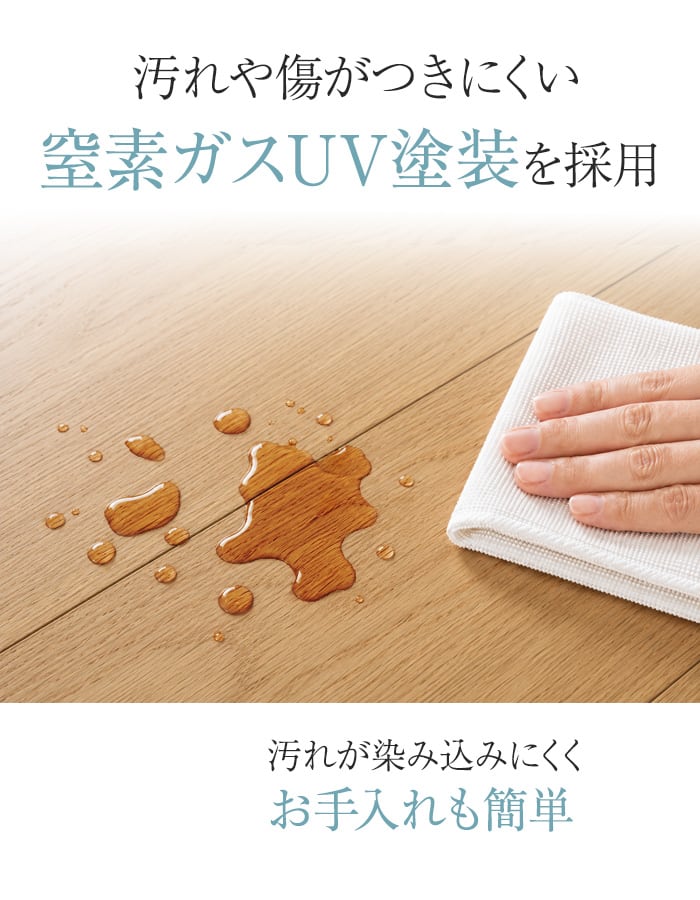 オーク 挽板フローリング 窒素ガスUV 土足可 12×125×909mm 1.59平米