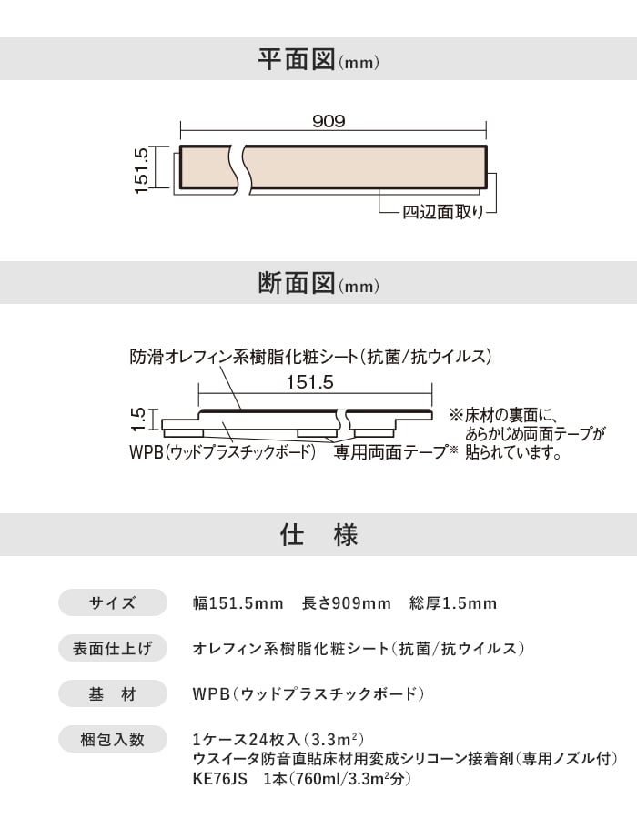 平面図(mm)
