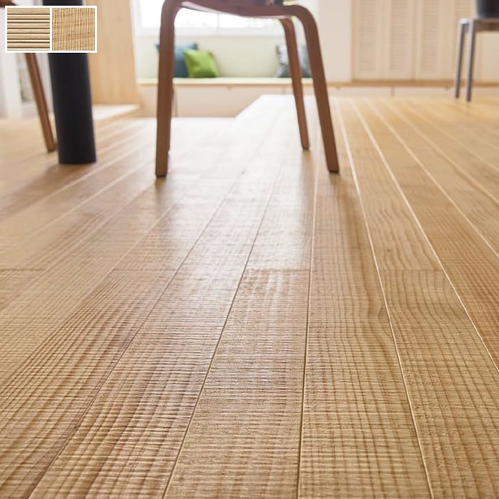 無垢フローリング ウッドワン ピノアース足感フロア タテスジ